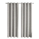 Modern Minimalist Single-Sided Silver Star Curtains