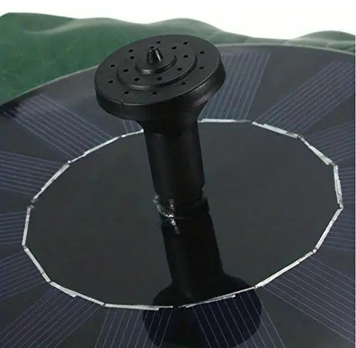 Solar Pump with Floating Lotus Flowers for Outdoor Decor