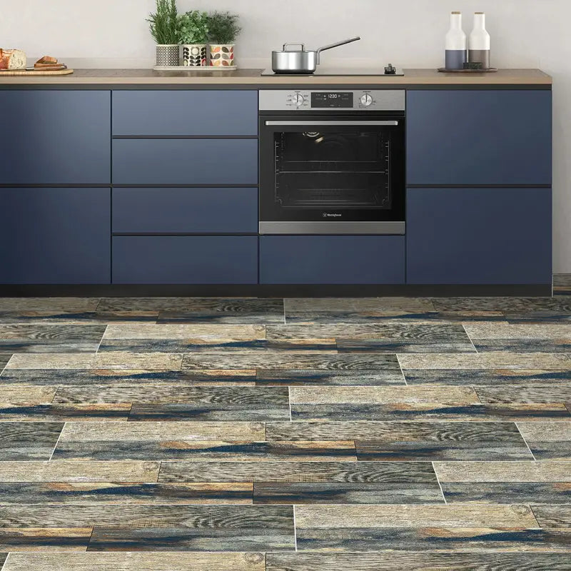 Classic Wood Grain Floor Stickers