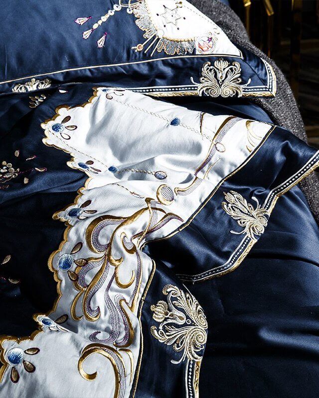 Egyptian Cotton 100S 500TC Embroidered Bedding Set