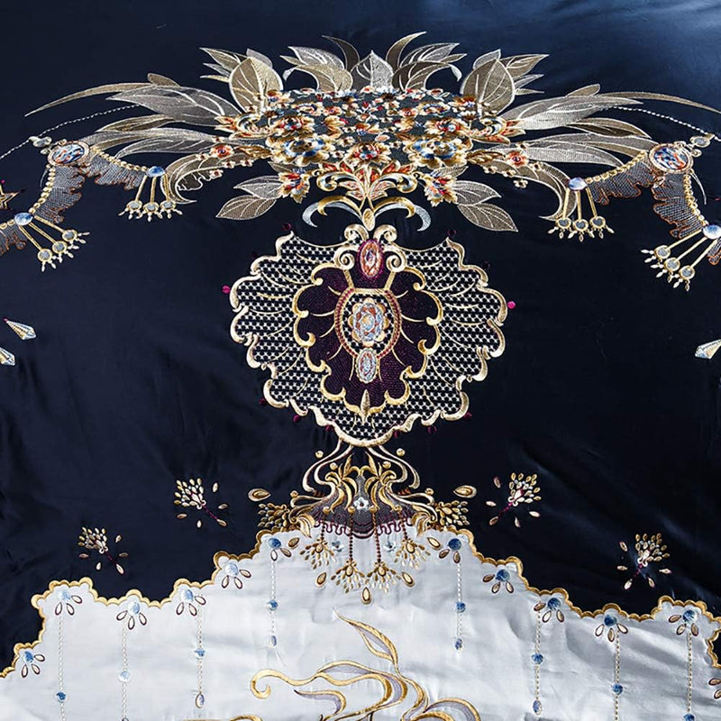 Egyptian Cotton 100S 500TC Embroidered Bedding Set