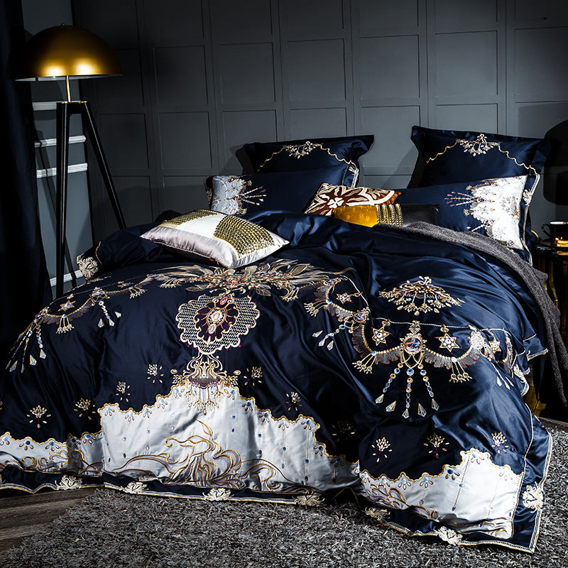 Egyptian Cotton 100S 500TC Embroidered Bedding Set