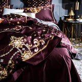 Egyptian Cotton 100S 500TC Embroidered Bedding Set