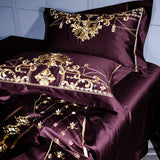 Egyptian Cotton 100S 500TC Embroidered Bedding Set