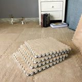 12pcs Soft Foam Puzzle Floor Mats for Playroom Decor