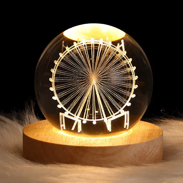Crystal Ball Projection Night Light