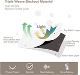 2pcs Aesthetic Abstract Leaves Geometric Curtains