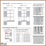 Nordic Minimalist Curtains with Heat Insulation
