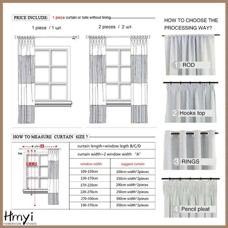 Nordic Minimalist Curtains with Heat Insulation