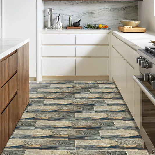 Classic Wood Grain Floor Stickers