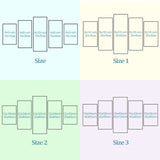 Canvas Wall Art, Five Panel Artwork