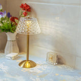Vintage European Crystal USB Rechargeable Night Light