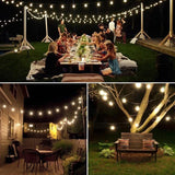 8 Modes Solar Crystal Ball LED String Lights for Outdoors