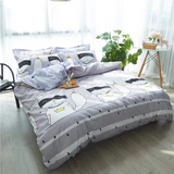 Aloe Cotton Minimalist Bedding Set (4 Pieces)