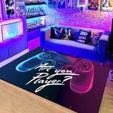 Video Game Floor Mat for Bedroom and Living Room Decor