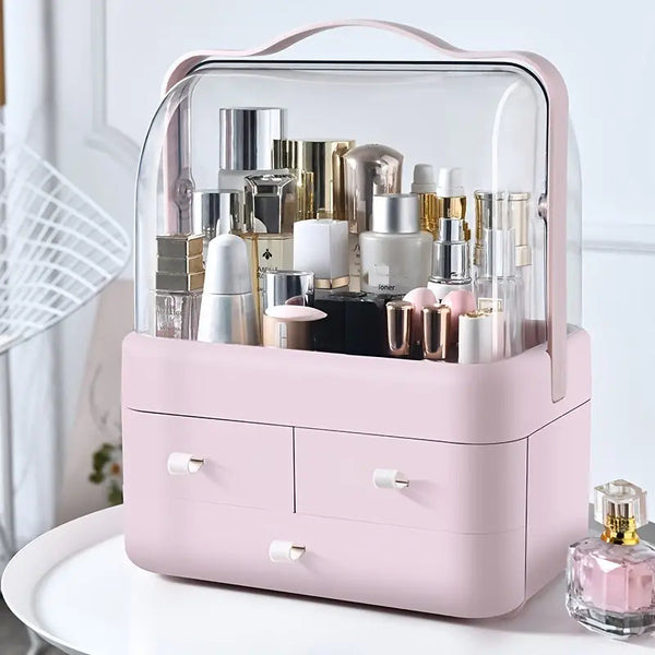 Makeup Cosmetic Organizer with 3 Drawer Storage Box