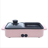 Multi-Function Mini Electric Grill and Hot Pot Cooker