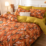 Four-Piece Cotton Bedding Set for Summer Dormitory
