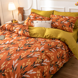 Four-Piece Cotton Bedding Set for Summer Dormitory