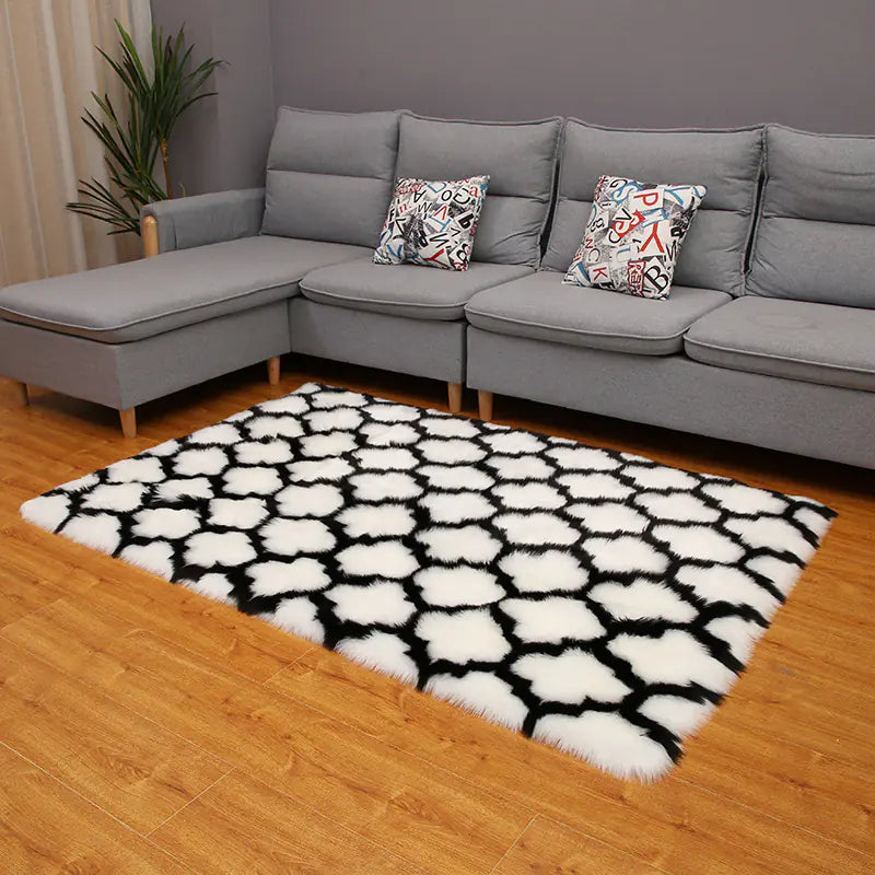 Soft Shaggy Carpet for Living Room Home Decor