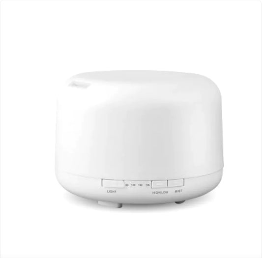 500ml Ultrasonic Aroma Diffuser & Humidifier – Modern Essential Oil Diffuser for Home