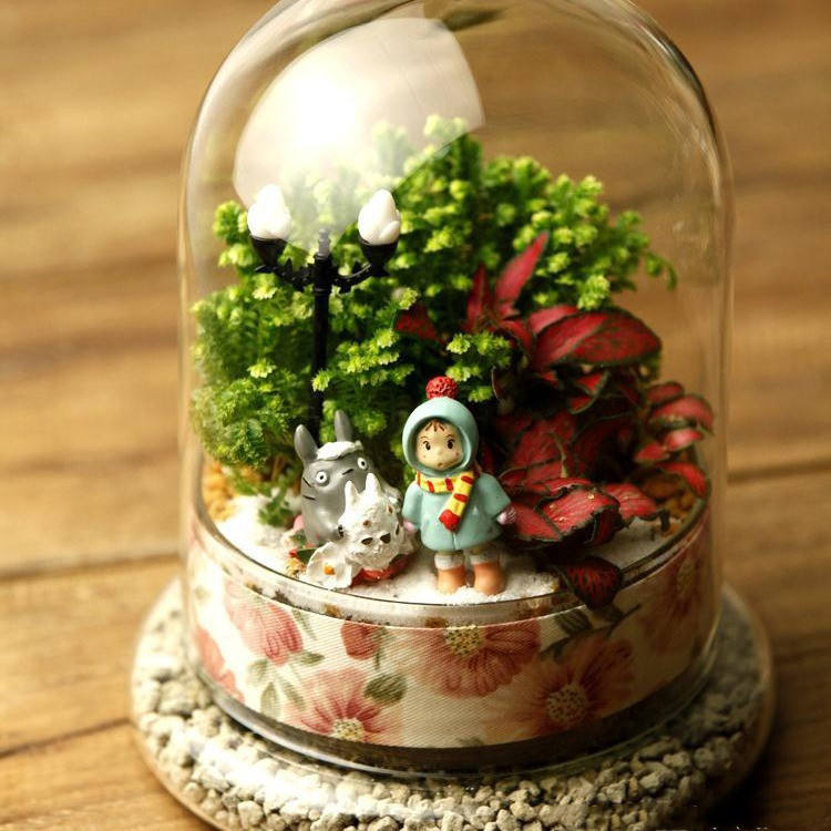 Glass Flower Container