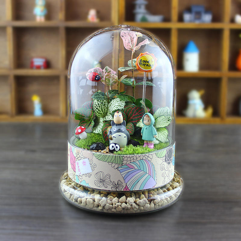 Glass Flower Container