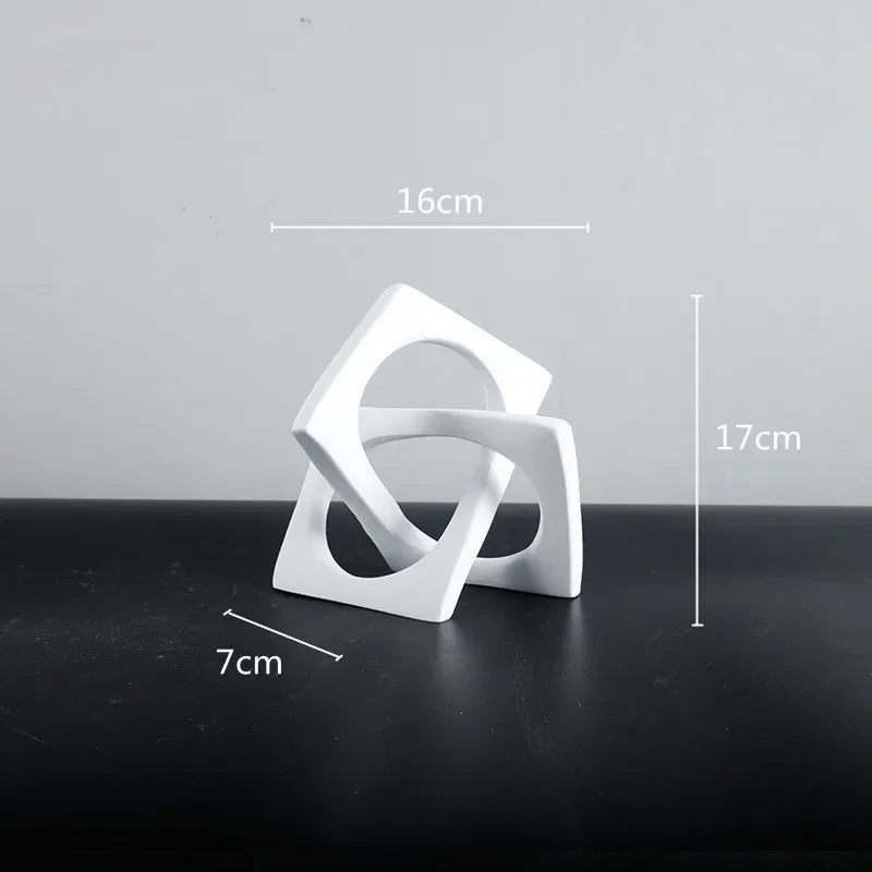 GeoTwist Modern Minimalist Geometric Decor Piece