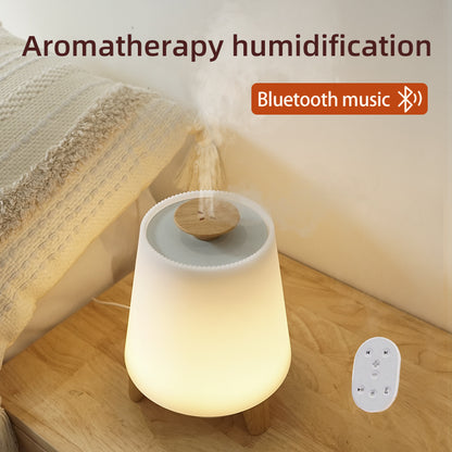Bluetooth Speaker Aroma Diffuser & Humidifier with Wood Grain Finish