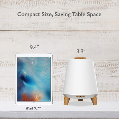 Bluetooth Speaker Aroma Diffuser & Humidifier with Wood Grain Finish