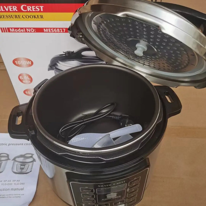 6L Multifunctional Electric Pressure Cooker (Non-Stick)