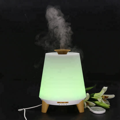 Bluetooth Speaker Aroma Diffuser & Humidifier with Wood Grain Finish