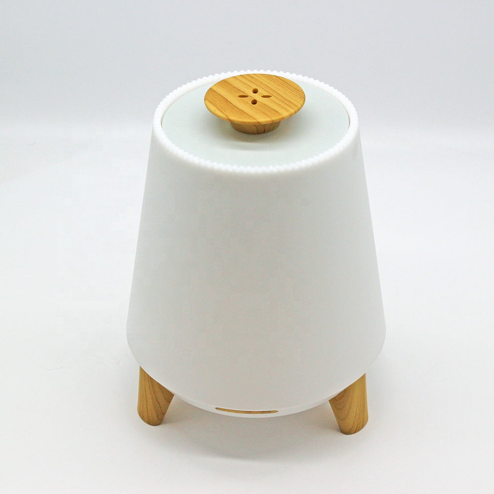Bluetooth Speaker Aroma Diffuser & Humidifier with Wood Grain Finish