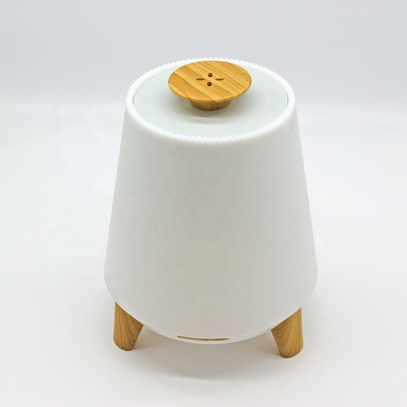 Bluetooth Speaker Aroma Diffuser Humidifier Wood Grain