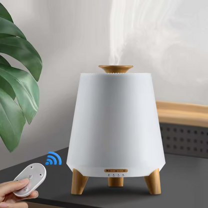 Bluetooth Speaker Aroma Diffuser & Humidifier with Wood Grain Finish