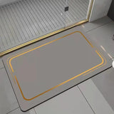 Super Absorbent Bathroom Mat Foot Mats Rugs