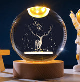 3D Constellation Crystal Night Light