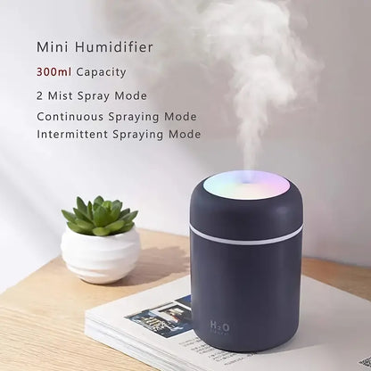 Portable 300ML USB Humidifier and Aroma Diffuser