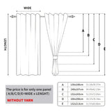 1pc Star Blackout Curtains for Home Decor
