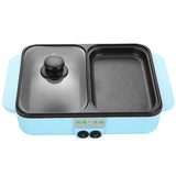 Multi-Function Mini Electric Grill and Hot Pot Cooker