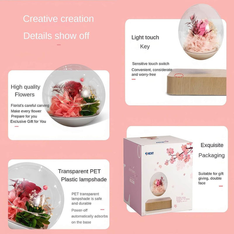 Magnetic Levitating Flower Ornament