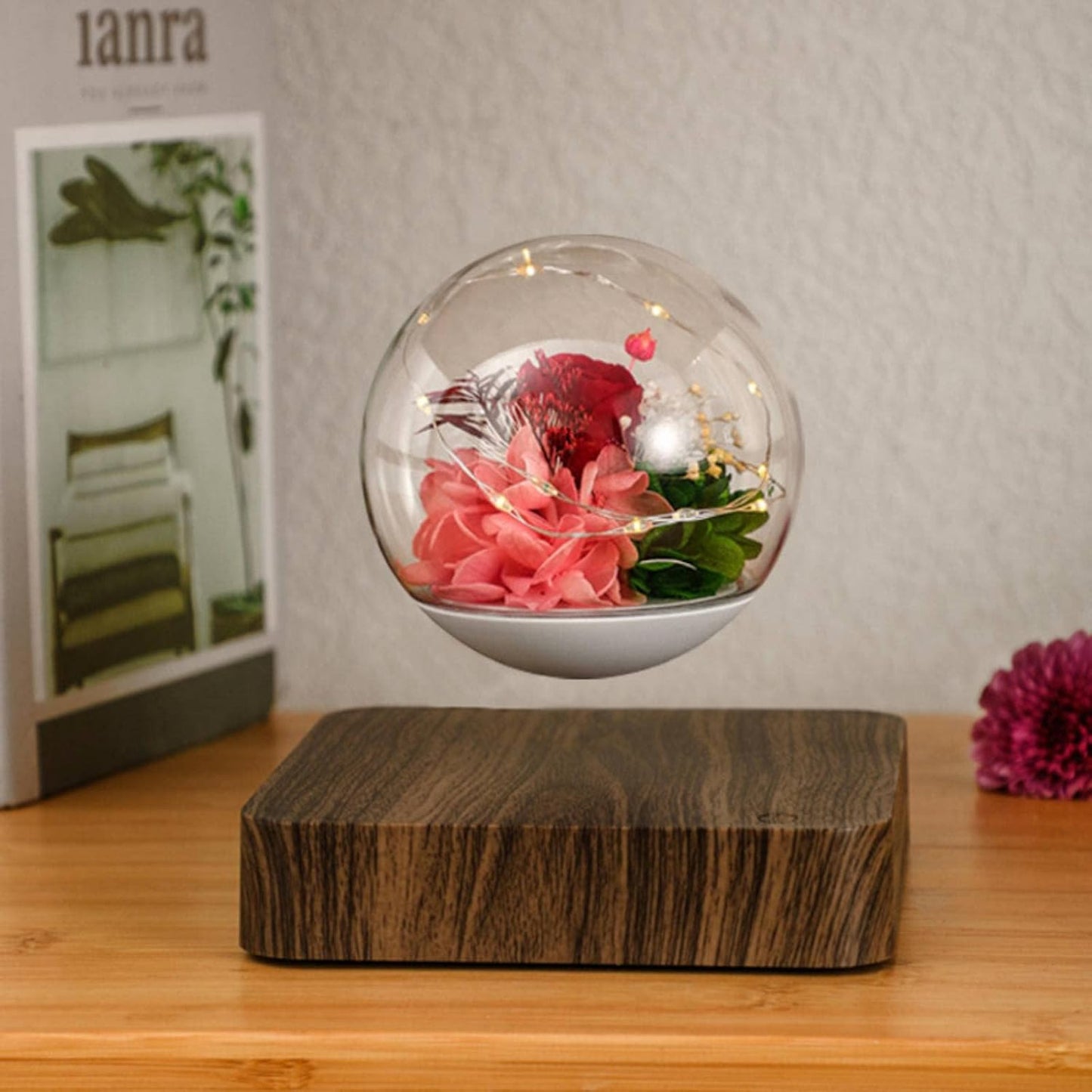Magnetic Levitating Flower Ornament