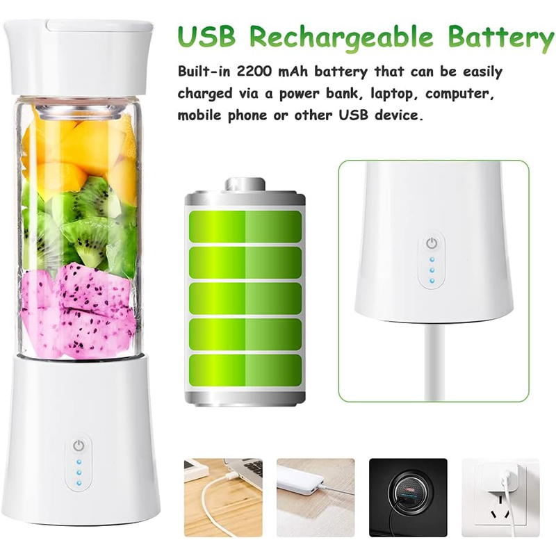 Mini Portable Electric Juicer Cup for Home Use