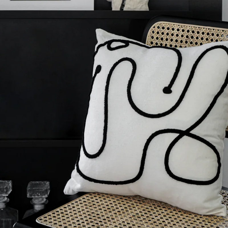 Modern Nordic Bedside Cushion Pillowcase for Bedding