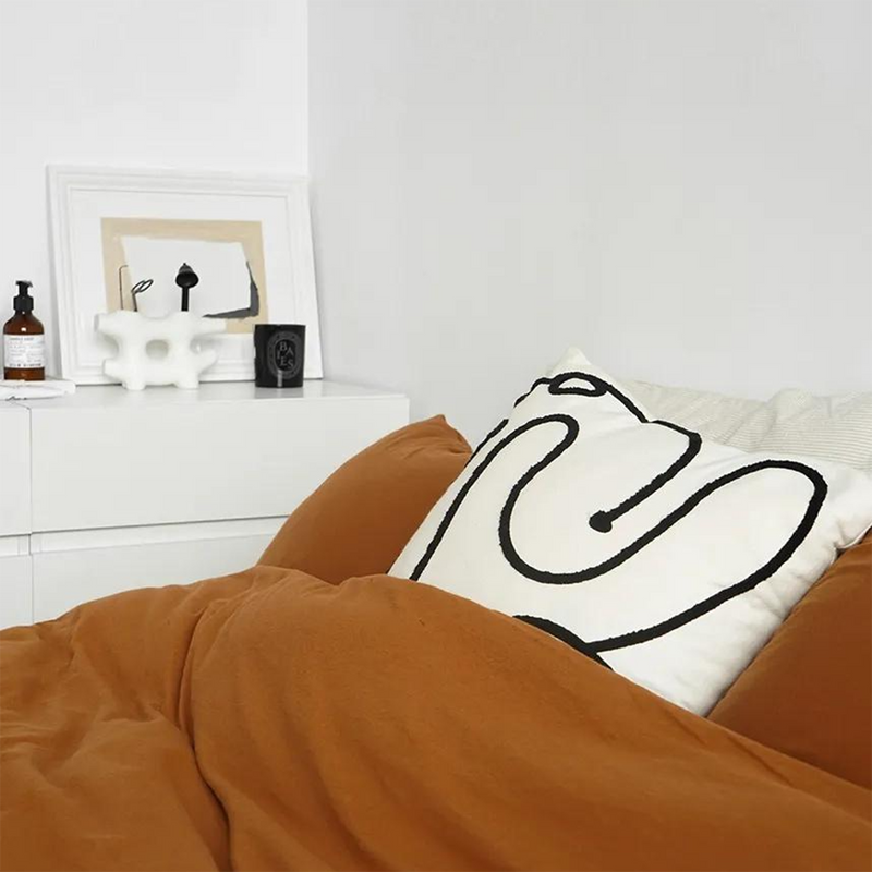 Modern Nordic Bedside Cushion Pillowcase for Bedding