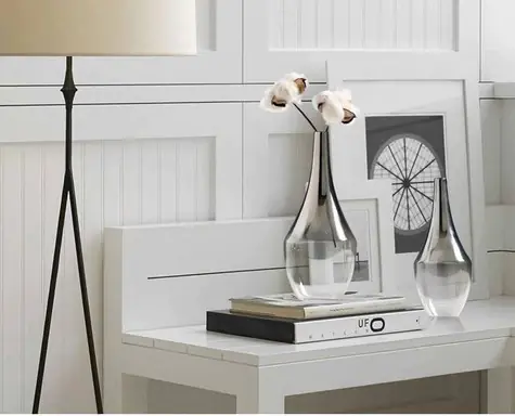 Modern Minimalist Glass Flower Vase for Home Decor