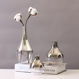 Modern Minimalist Glass Flower Vase for Home Decor