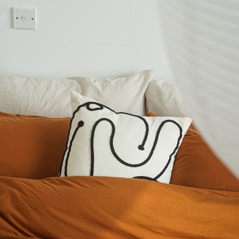 Modern Nordic Bedside Cushion Pillowcase for Bedding