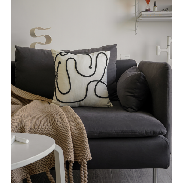 Modern Nordic Bedside Cushion Pillowcase for Bedding