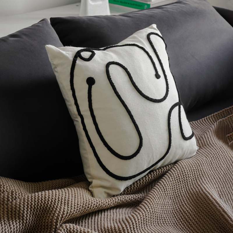 Modern Nordic Bedside Cushion Pillowcase for Bedding